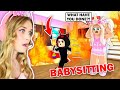 I BABYSAT My BEST FRIENDS CHILD And He Set The HOUSE ON FIRE In Brookhaven! (Roblox)