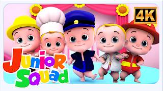Five Little Babies Song | Nursery Rhymes for Kids | Fun Songs By Junior squad screenshot 4