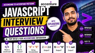 JavaScript Interview Questions for Accenture | Top MCQs with Answers & Explanations 🔥