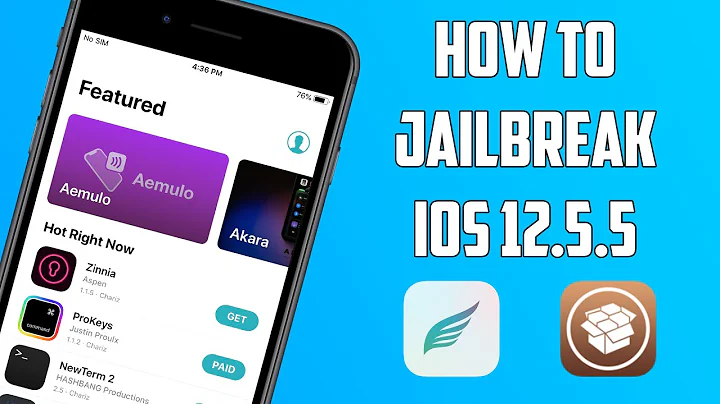 How To Jailbreak iOS 12.5.5 *No Computer/Revokes.....