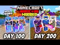 SURVIVING 200 DAYS IN HARDCORE MODDED MINECRAFT WITH FRIENDS