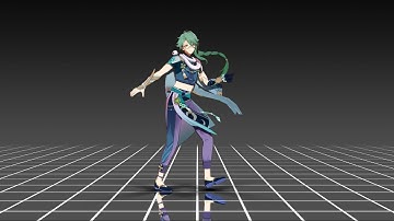 『 MMD 』Shadow Shadow | Genshin Impact Baizhu - physics test