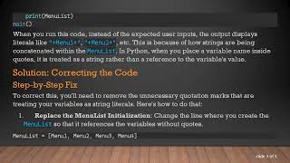 Understanding Variable Scope in Python: How to Fix User Input Issues