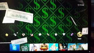 [PS4 Themes] 100 Dollar Bills HD 3d Dynamic Theme