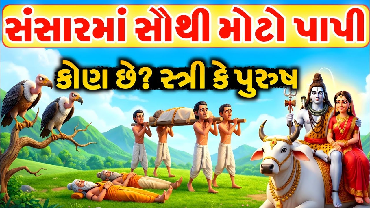 આ સંસારમાં સૌથી મોટો પાપી કોણ છે? સ્ત્રી કે પુરુષ! | Gujarati Varta | vastu tips |