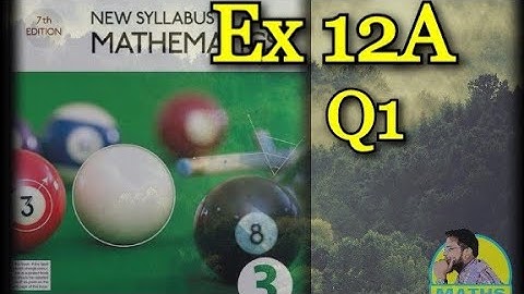 Q1 || Ex 12A || D3 || Area and Volume of Similar Figures and Solids