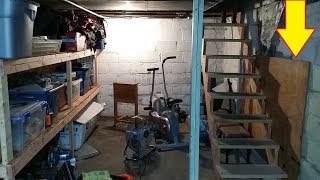 This Guy  Found Hidden Basement Room . What He Found inside Is Hauntingly Awesome.