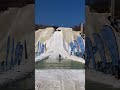 Who says you can't ski when the snow melts? Tackling "Pond Skimming"—rate my water-skimming skills!