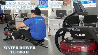 TOTAL FITNESS Alat Fitness Water Rower Alat Olahraga TL-366R