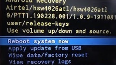 How to recover Airtel Xstream Launcher |  Factory data Reset |