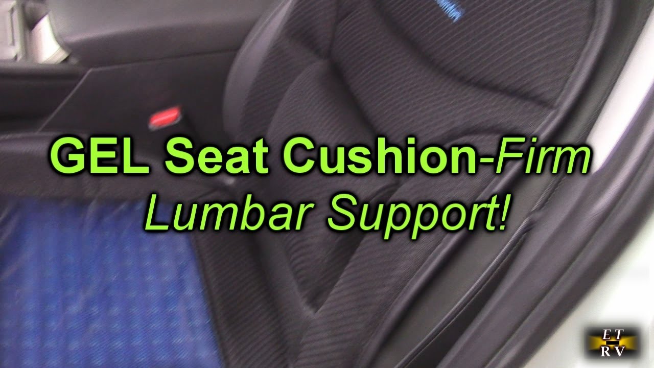 Sojoy GEL Seat Cushion Firm Lumbar Support and Upper and Lower Back Support, Non-Slip Bottom REVIEW