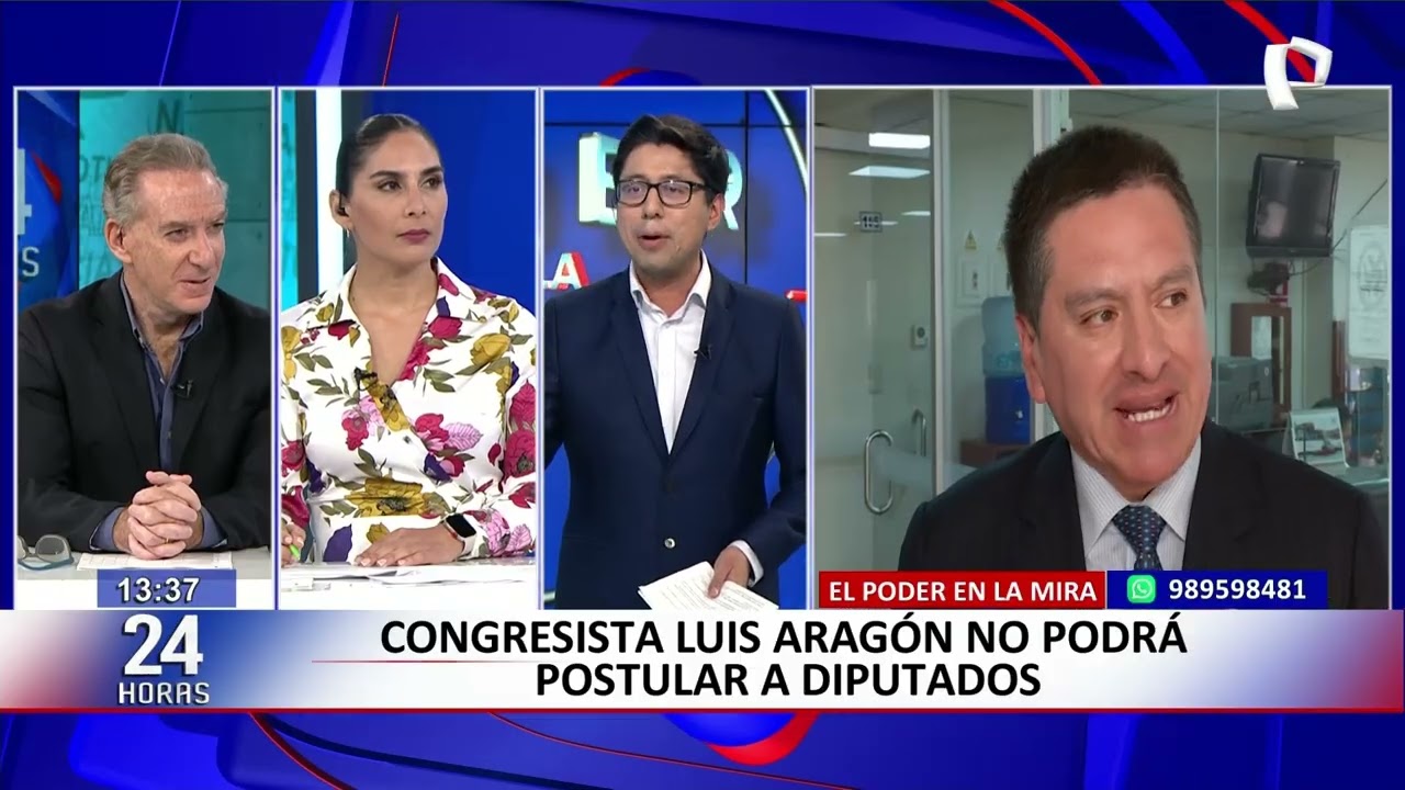 JEE rechaza candidatura de Luis Aragón por Avanza País a la Cámara de Diputados