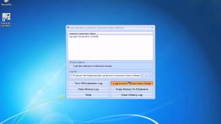 How To Use Automatically Log Internet Connection Status Software screenshot 1