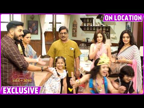 Udne Ki Aasha On Location: Sailee Ne Ki Janamashtami Ki Tayyari, Baccho Ne Ki Paresh Se Request