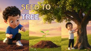 How Does a Tiny Seed Become a Giant Tree | Alex & Sam Learn