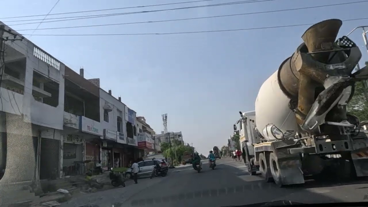 Road Widening works Latest Position in Miryalaguda-Nalgonda Road on 15.05.2023-Telanagana-India