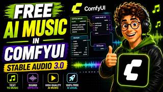 FREE AI Music in ComfyUI! Stable Audio 3.0 Text to Music