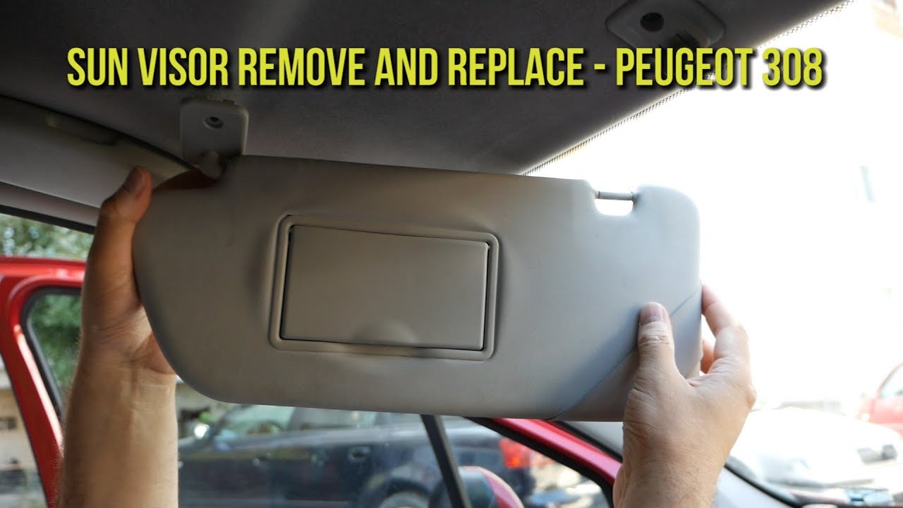 Sun Visor Remove & Replace - Peugeot, Citroen 