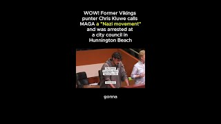Former Vikings Punter Calls MAGA a Nazi Movement