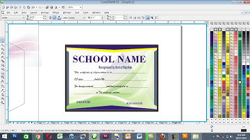 Create a Professional Certificate in CorelDRAW Coreldraw Tutorial.