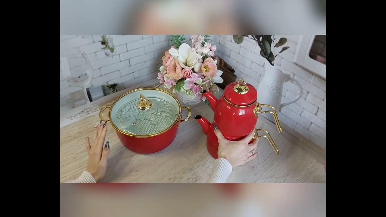 Эмалированная посуда OMS (Турция) - YouTube