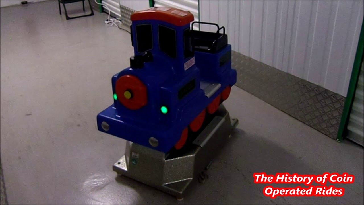 1980s Coin Operated Steam Engine Kiddie Ride