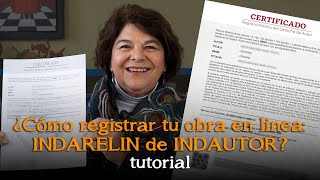 ¿Cómo obtener tu registro de Derecho de Autor INDAUTOR en línea: INDARELIN? Tutorial screenshot 4