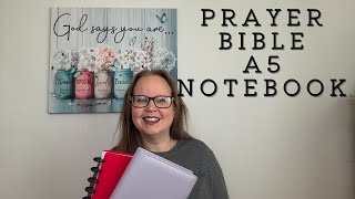 Overwhelmed with a Prayer Bible | How to Make A Prayer Bible A5 Notebook | Increase Your Prayer Life