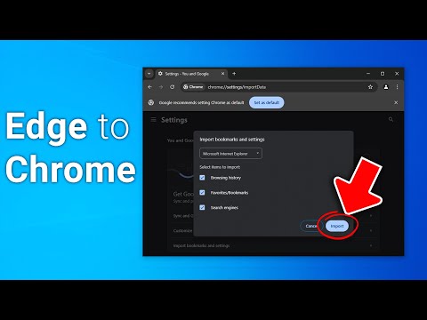 How to Import Browse History from edge to Chrome