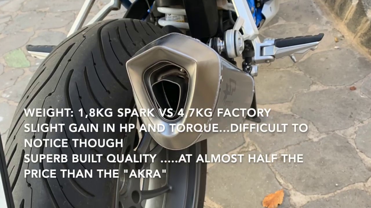 Silencieux Force SPARK pour BMW R1200R 2015 et + - Tech2Roo
