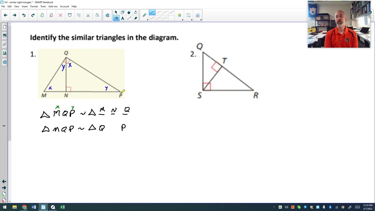 9.4 - Similar Right Triangles