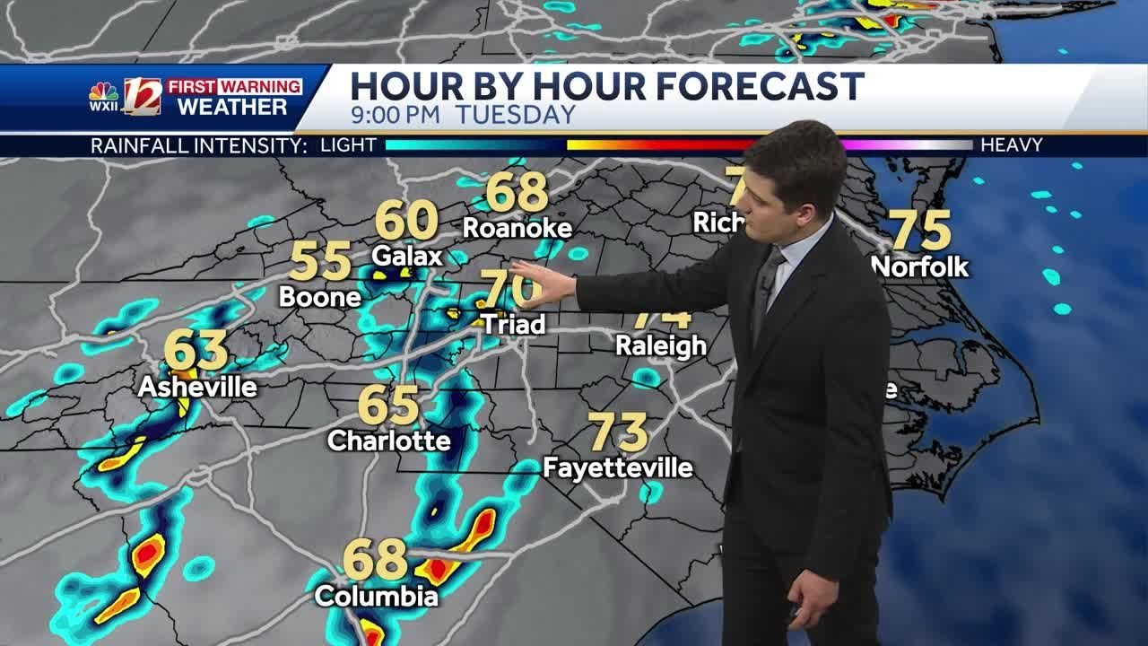WATCH: Sunny and warm today, small rain chance Tuesday PM - YouTube