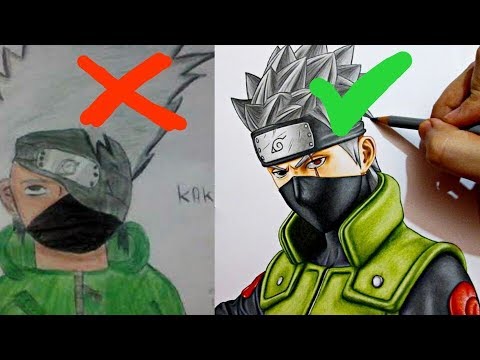 Curso de Desenho Método Fanart 3.0  Desenhos para colorir naruto, Kakashi  desenho, Naruto e sasuke desenho