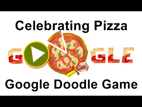 Celebrating Pizza Google Doodle Game - YouTube