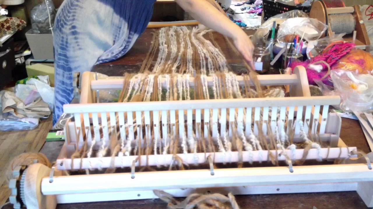First weaving on rigid heddle loom YouTube