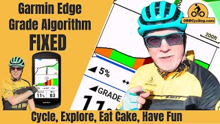 GARMIN EDGE CLIMB PRO BOOST WITH GRADIENT ALGORITHM FIX