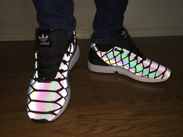 Adidas ZX Flux Xenopeltis unbox and on 