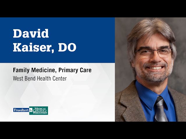 Watch David Kaiser, family medicine physician on YouTube.