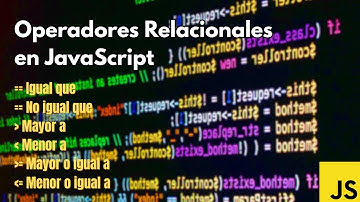 Operadores Relacionales en JavaScript - Todos los lenguajes