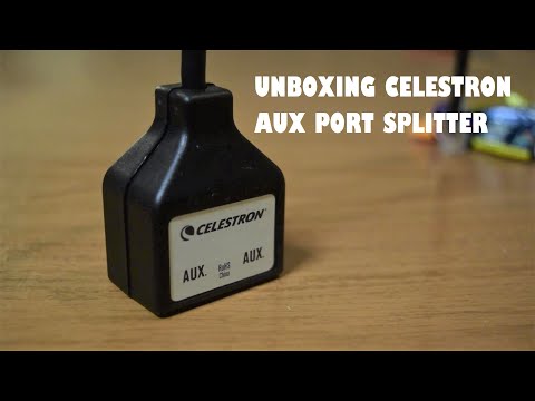 PORT SPLITTER FOR CELESTRON NEXSTAR SLT/SCT TELESCOPES | UNBOXING CELESTRON AUX PORT SPLITTER  93919