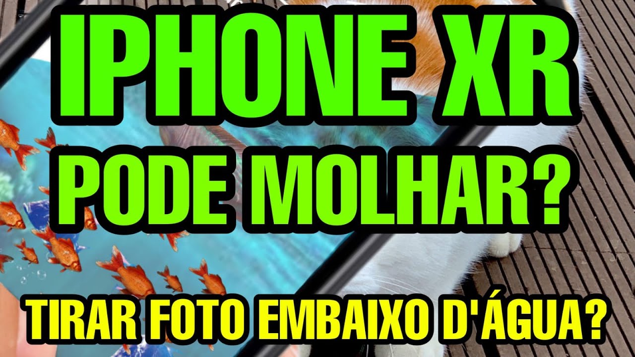 IPHONE XR É A PROVA D