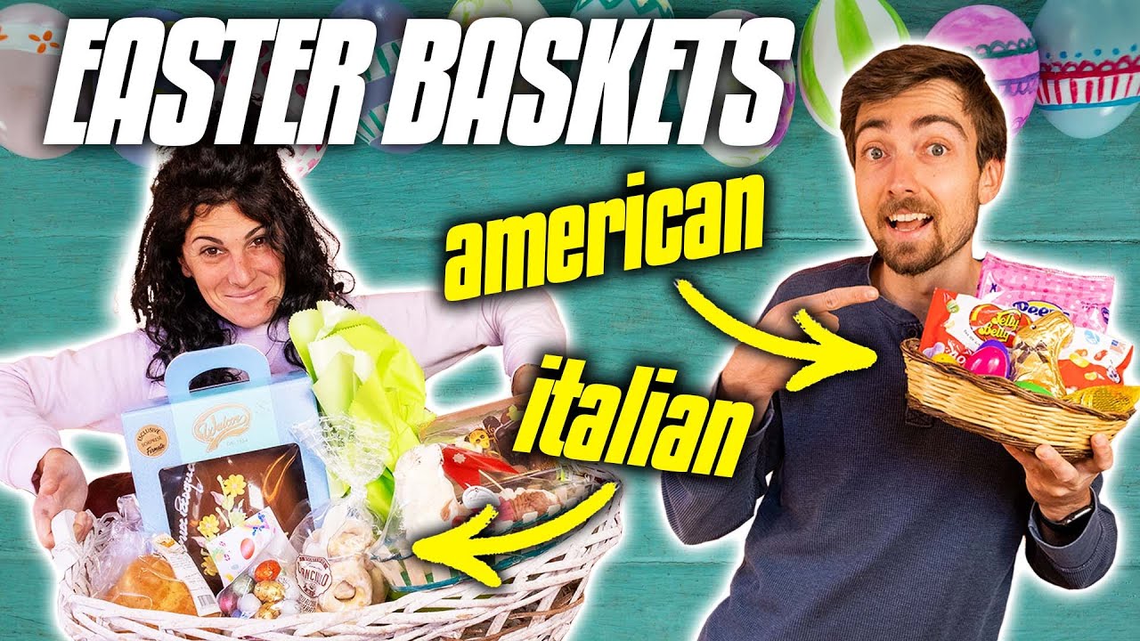 An Italian Tries Her First EASTER BASKET | Pasta Grammar