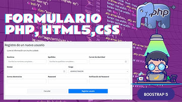 21 - Como hacer un FORMULARIO con PHP desde cero (👨💻 PHP y MYSQL 💻)🚀