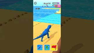 🎮 Dino Ninja Race Stage #115 🦖👑 #shorts #mobilegame #trex