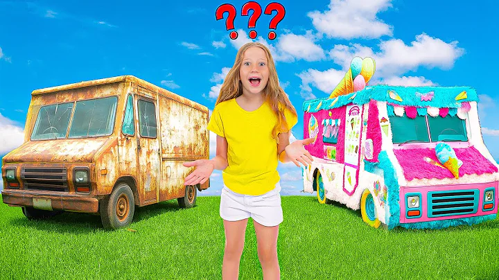 Nastya and DIY Ice Cream truck