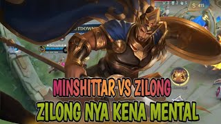 ZILONG NANGIS KETEMU MINSHITTAR DI EXP JADI BULAN BULANAN || MINSHITTAR MOBILE LEGENDS