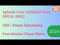 Splunk Core Certified User (SPLK-1001) Practice Tests 2026