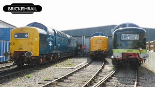 Deltic Trio Lineup | 55009, 55019 & D9015 - Deltic Preservation Society - 02/09/23 by BrickishRail 607 views 8 months ago 3 minutes, 22 seconds