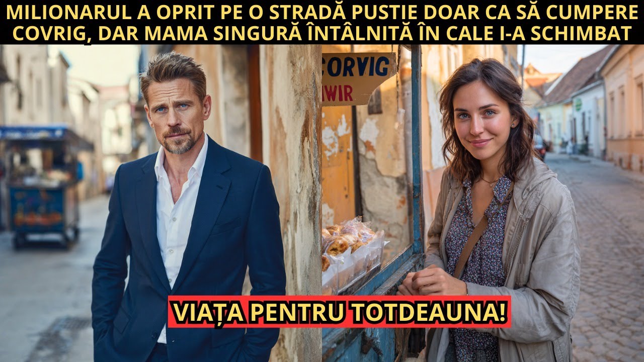 Milionarul s-a oprit pe o stradă pustie ca să cumpere covrig, dar mama singură i-a schimbat viața...