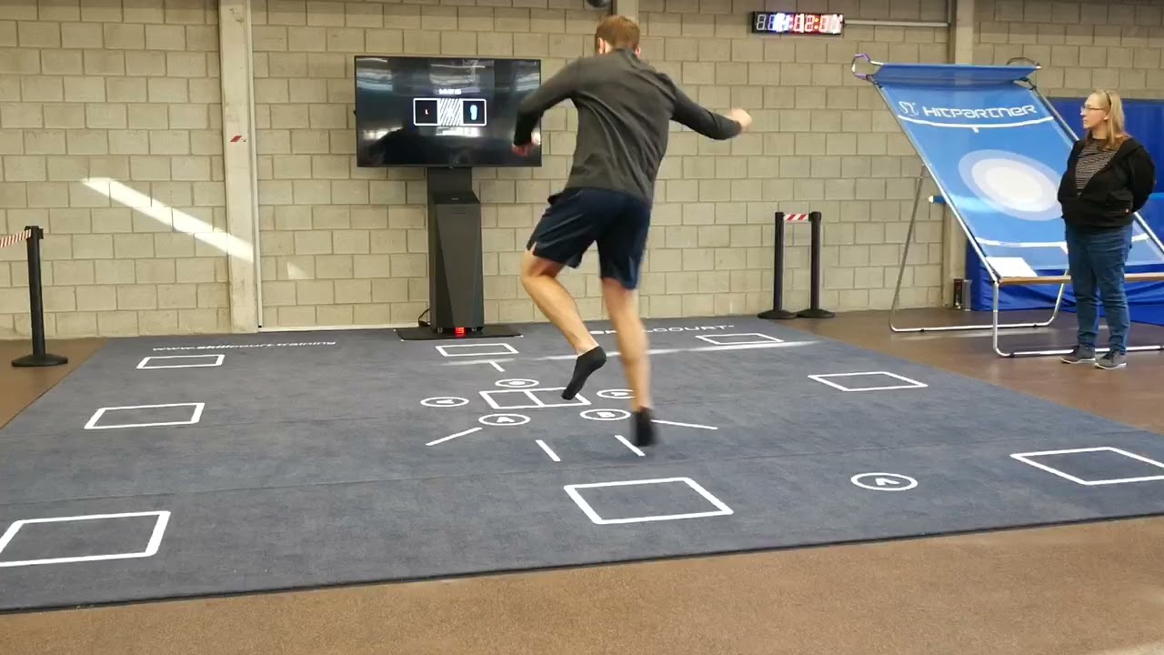 Skillcourt, Return to Sport, Side Hop Test, Rehab - YouTube